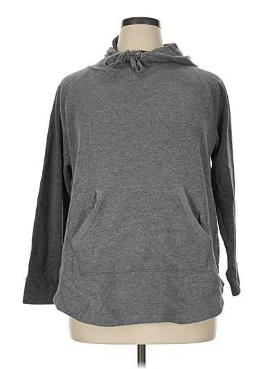 Pre-owned Xersion Pullover Hoodie In Gray
