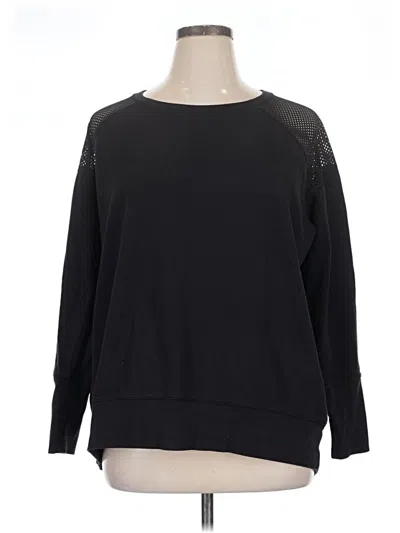 Pre-owned Xersion Pullover Sweater In Black