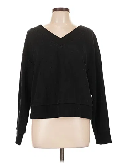 Pre-owned Xersion Pullover Sweater In Black