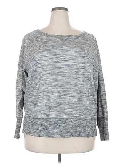 Pre-owned Xersion Pullover Sweater In Gray