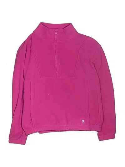 Pre-owned Xersion Kids' Pullover Sweater In Pink