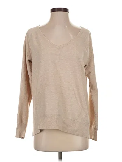 Pre-owned Xersion Pullover Sweater In Tan