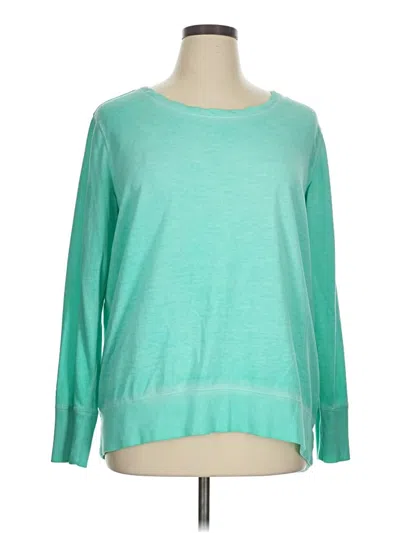 Pre-owned Xersion Pullover Sweater In Teal