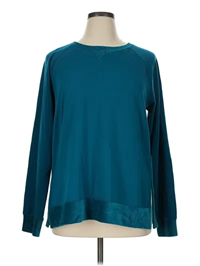 Pre-owned Xersion Pullover Sweater In Teal