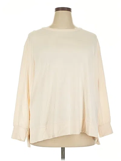 Pre-owned Xersion Pullover Sweater In White