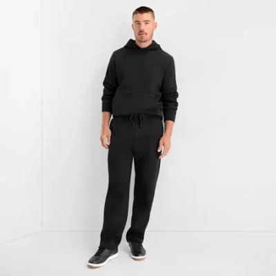 Xersion Quick Dry Cotton Blend Fleece Mens Workout Pant In Black