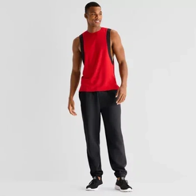 Xersion Quick Dry Cotton Blend Mens Regular Fit Fleece Sweatpant In Black