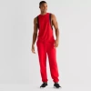 Xersion Quick Dry Cotton Blend Mens Regular Fit Fleece Sweatpant In Red