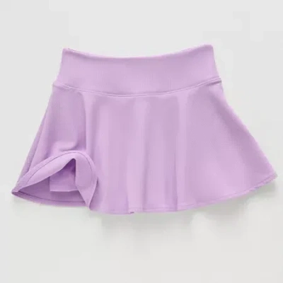 Xersion Rib Sport Little & Big Kid Girls Mid Rise Skort In Purple