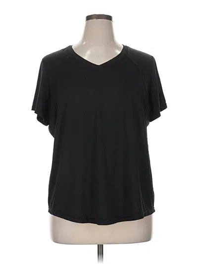 Pre-owned Xersion Short Sleeve T-shirt In Black
