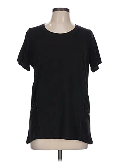 Pre-owned Xersion Short Sleeve T-shirt In Black