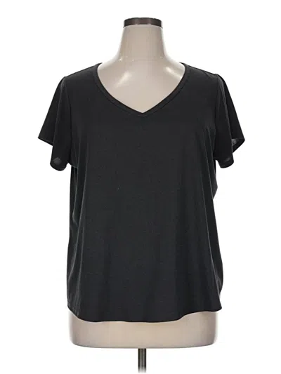 Pre-owned Xersion Short Sleeve T-shirt In Black