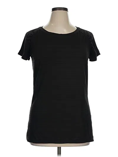 Pre-owned Xersion Short Sleeve T-shirt In Black