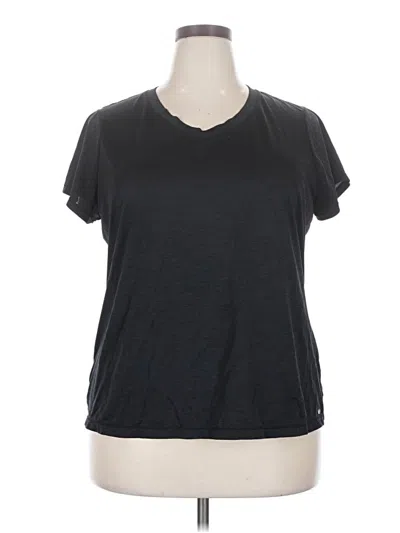 Pre-owned Xersion Short Sleeve T-shirt In Black