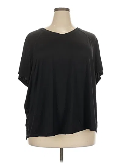 Pre-owned Xersion Short Sleeve T-shirt In Black