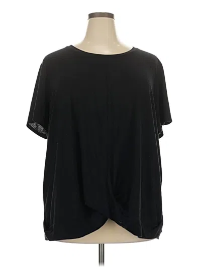 Pre-owned Xersion Short Sleeve T-shirt In Black