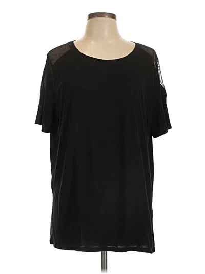 Pre-owned Xersion Short Sleeve T-shirt In Black