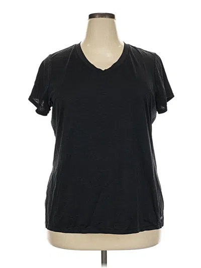 Pre-owned Xersion Short Sleeve T-shirt In Black