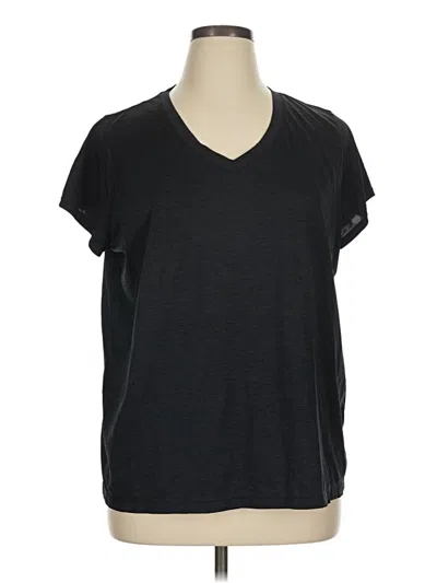 Pre-owned Xersion Short Sleeve T-shirt In Black