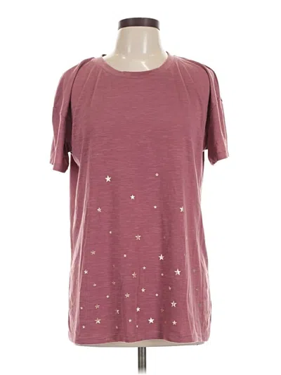 Pre-owned Xersion Short Sleeve T-shirt In Burgundy