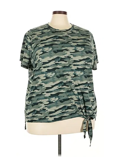 Pre-owned Xersion Short Sleeve T-shirt In Green