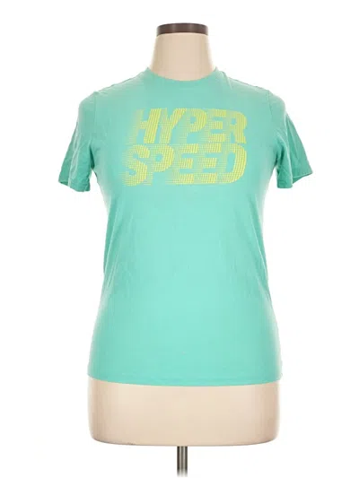 Pre-owned Xersion Short Sleeve T-shirt In Green