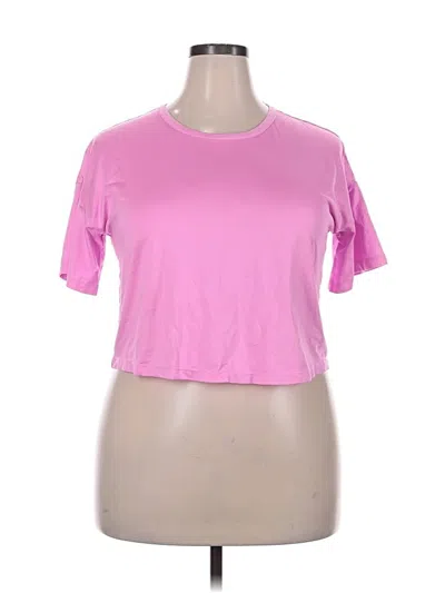 Pre-owned Xersion Short Sleeve T-shirt In Pink