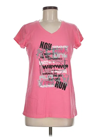 Pre-owned Xersion Short Sleeve T-shirt In Pink