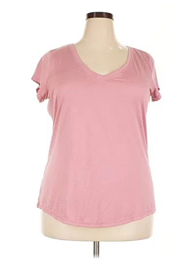 Pre-owned Xersion Short Sleeve T-shirt In Pink