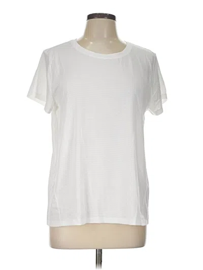 Pre-owned Xersion Short Sleeve T-shirt In White