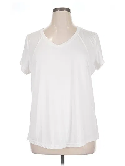 Pre-owned Xersion Short Sleeve T-shirt In White