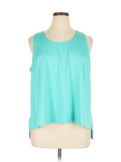 Pre-owned Xersion Sleeveless T-shirt In Blue