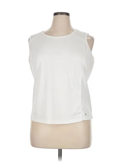 Pre-owned Xersion Sleeveless T-shirt In White