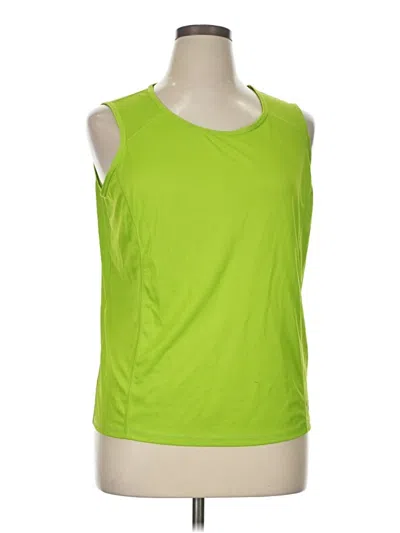 Pre-owned Xersion Sleeveless T-shirt In Green