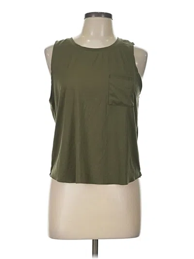 Pre-owned Xersion Sleeveless T-shirt In Green