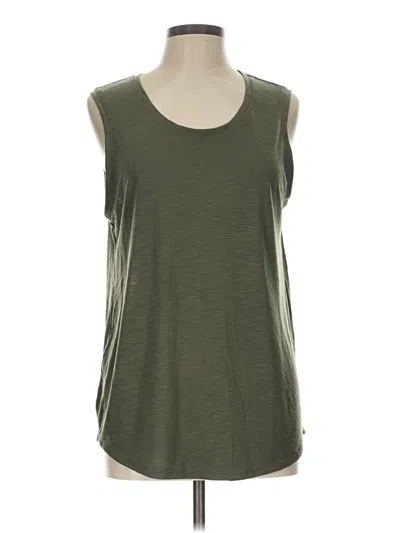Pre-owned Xersion Sleeveless T-shirt In Green