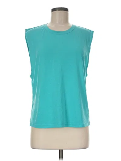 Pre-owned Xersion Sleeveless T-shirt In Teal
