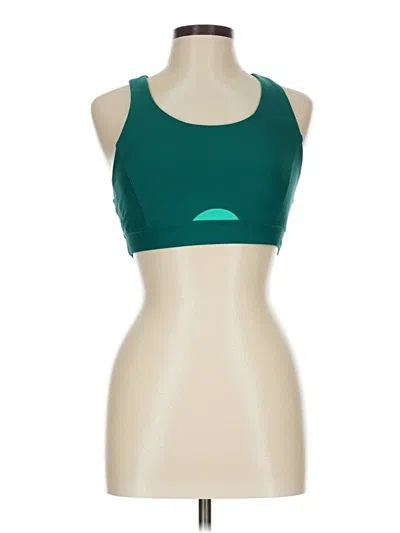 Pre-owned Xersion Sports Bra In Green