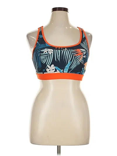 Pre-owned Xersion Sports Bra In Orange
