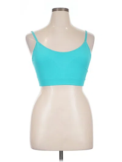 Pre-owned Xersion Sports Bra In Teal