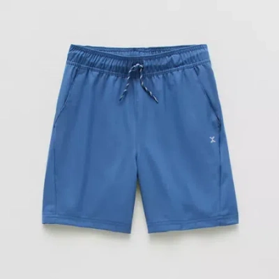 Xersion Stretch Woven Little & Big Kid Boys Moisture Wicking Pull-on Short In Blue