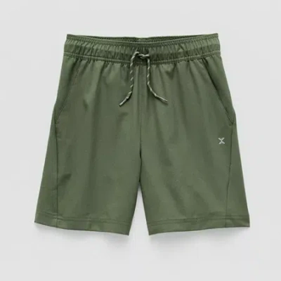 Xersion Stretch Woven Little & Big Kid Boys Moisture Wicking Pull-on Short In Green