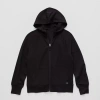 Xersion Super Soft Little & Big Kid Girls Long Sleeve Fleece Zipper Active Hoodie In Black