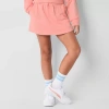 Xersion Super Soft Little & Big Kid Girls Mid Rise Fleece Skort In Pink
