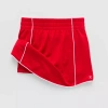 Xersion Super Soft Little & Big Kid Girls Mid Rise Fleece Skort In Red
