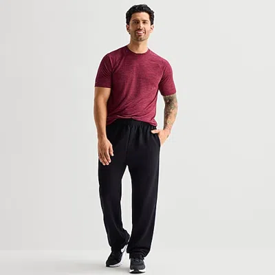 Xersion Sweatpant Mens Straight Mid Rise Regular Fit Workout Pant In Blue