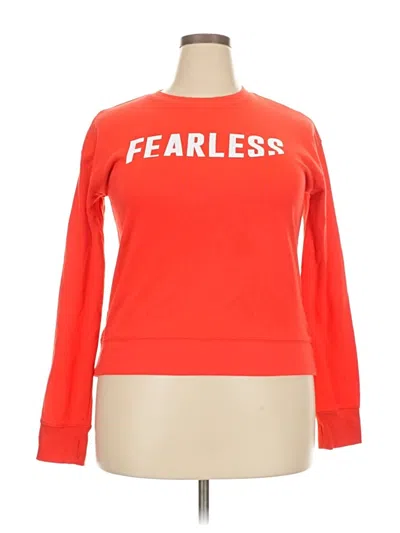 Pre-owned Xersion Sweatshirt In Orange