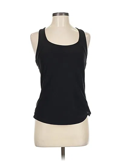 Pre-owned Xersion Tank Top Black Halter Neckline Tops