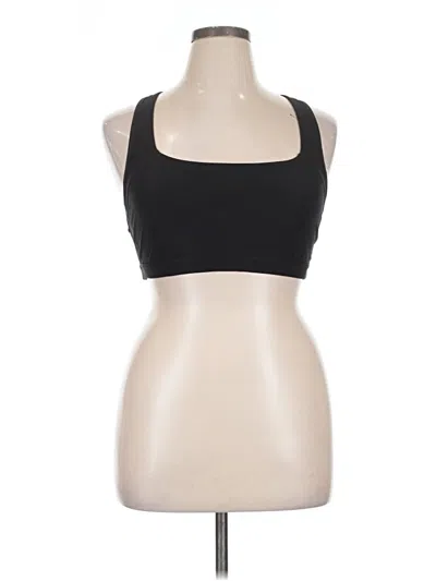 Pre-owned Xersion Tank Top Black Halter Neckline Tops