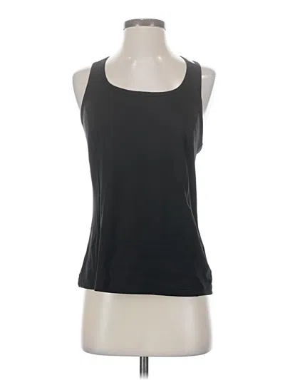 Pre-owned Xersion Tank Top Black Halter Neckline Tops